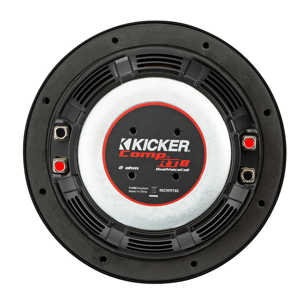 KICKER CompRT 8 Ultra Thin Subwoofer 2Ohm 48CWRT82
