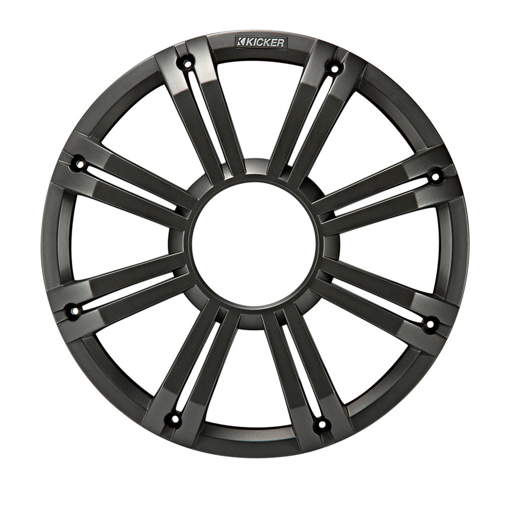 KICKER KMG10 10 Grille fKM10 KMF10 Subwoofers Charcoal LED Lighting 45KMG10C