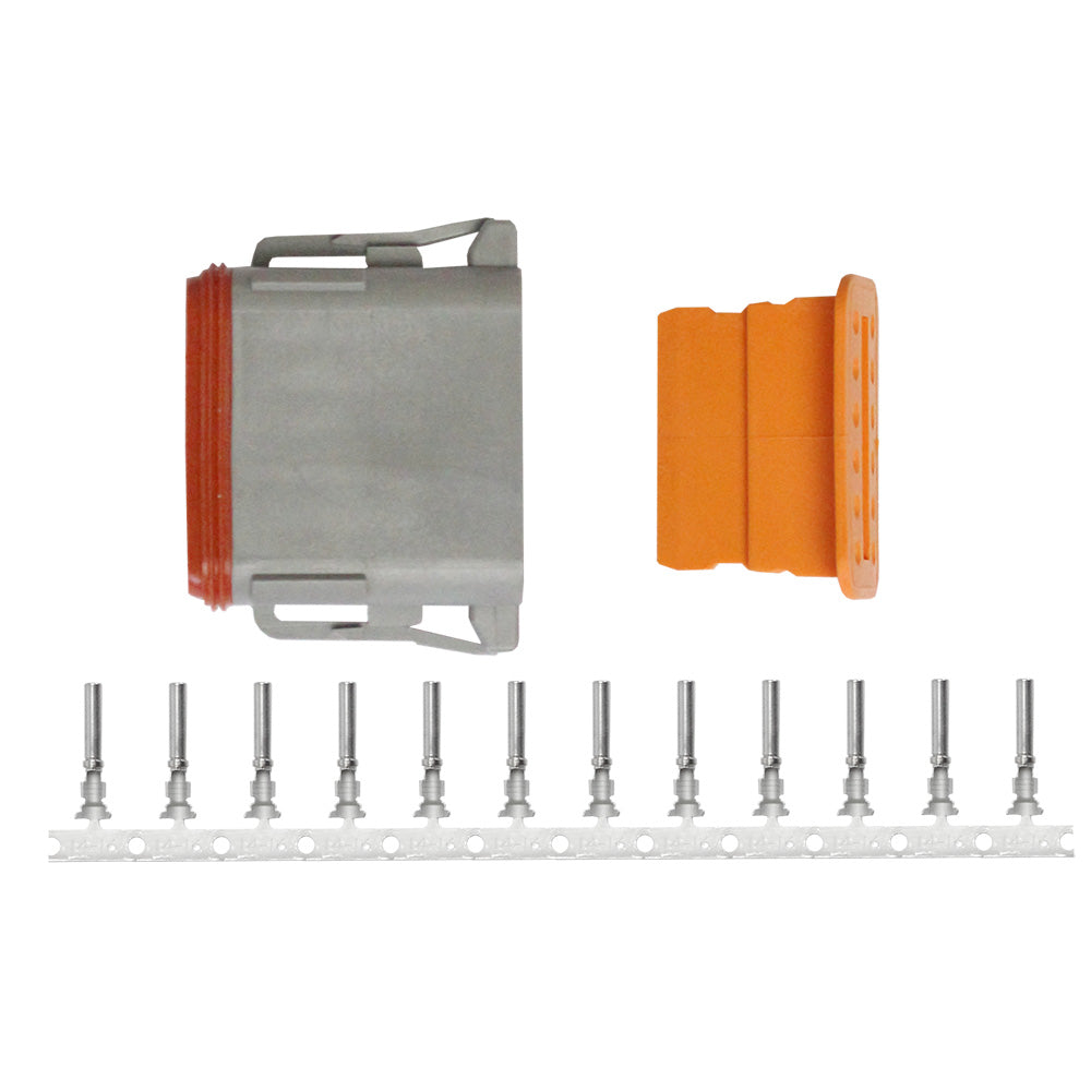 Pacer DT Deutsch Plug Repair Kit 1418 AWG 12 Position TDT06F12RS
