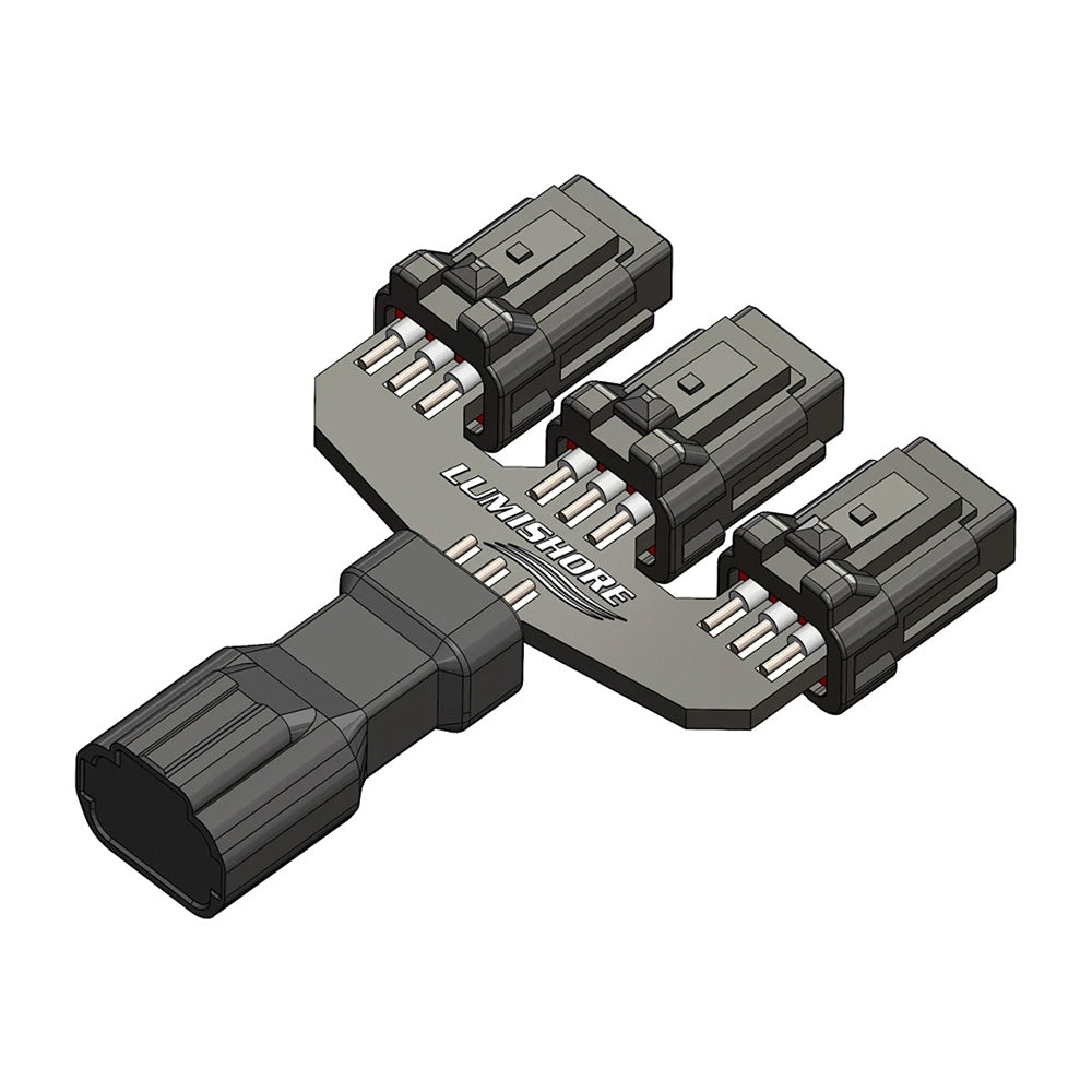 Lumishore Lux Strip Neon Flex 6Core 3Way Splitter 0101446600
