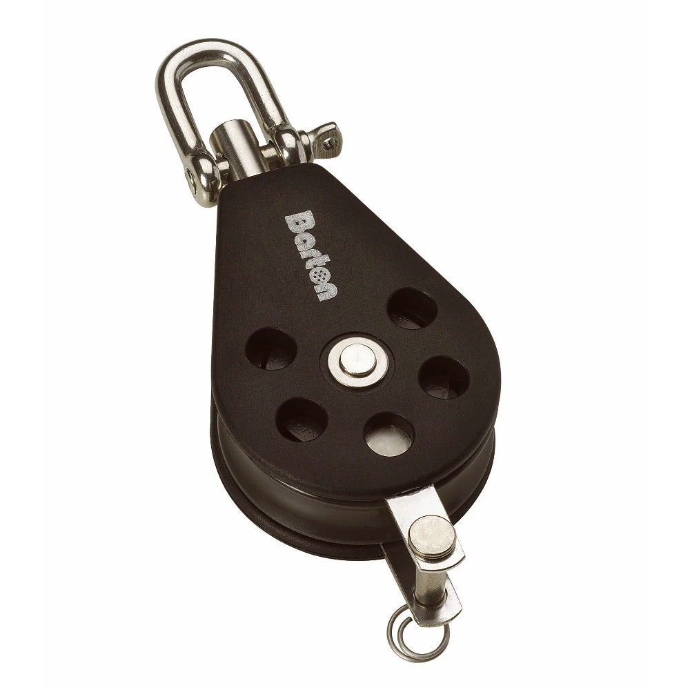 Barton Size 2 35mm Plain Bearing Pulley Block Single Swivel Becket N02131