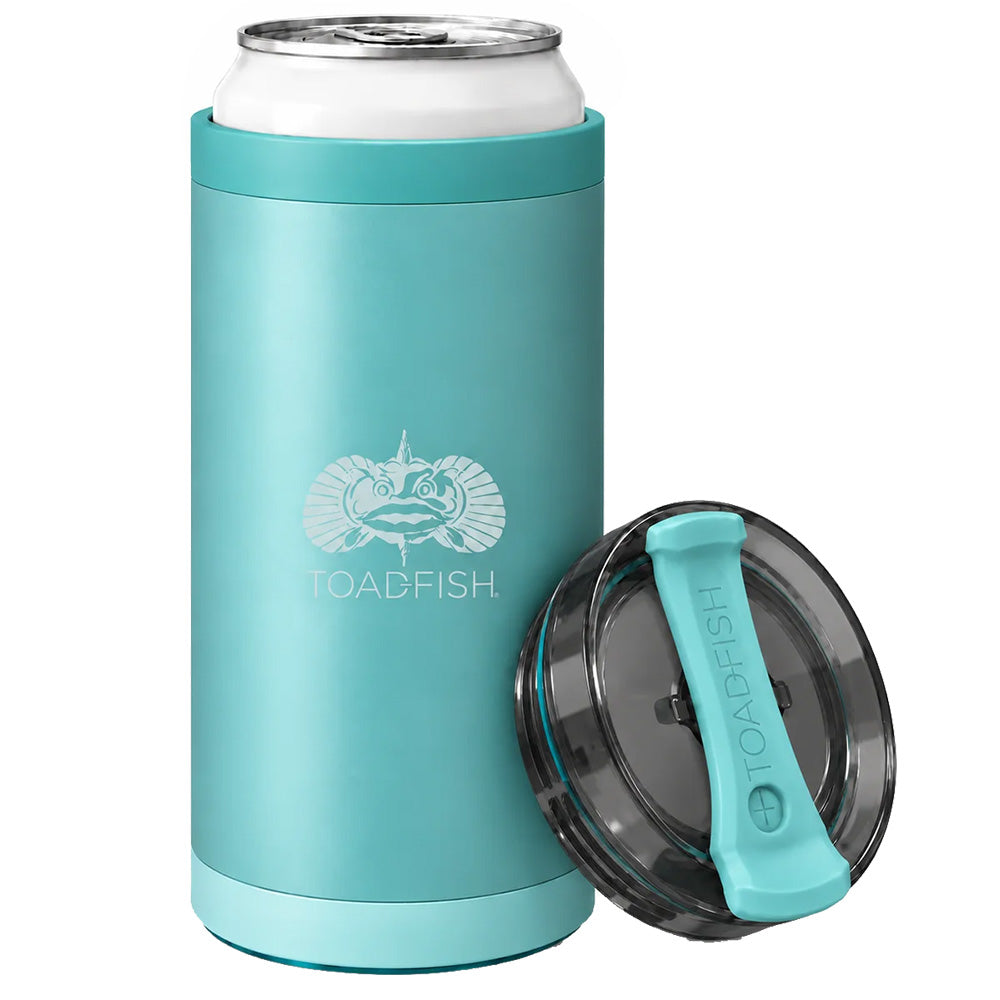 Toadfish SmartGrip 4in1 Can Cooler 12oz Teal 1416