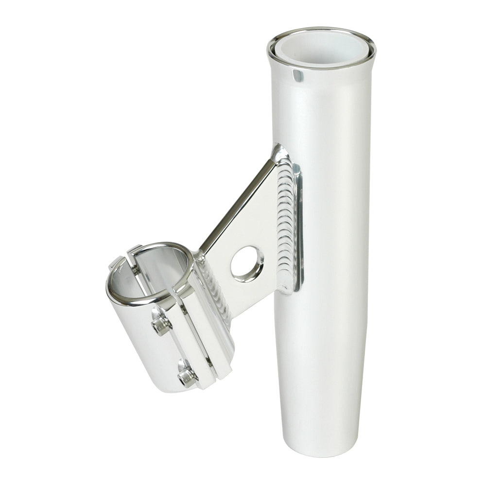 Lees ClampOn Rod Holder Silver Vertical Mount Fits 2375 OD Pipe RA5005SL