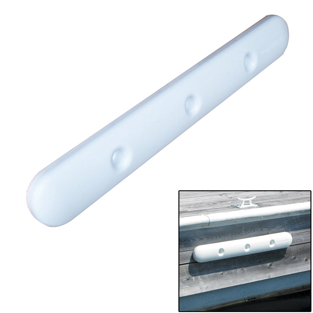 Dock Edge Ultragard 35 PVC Dock Cushion White 1008F