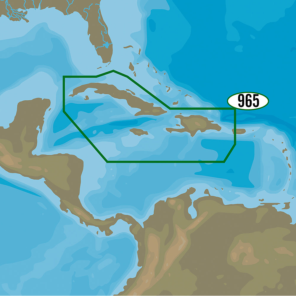 CMAP 4D NAD965 Cuba Dominican Republic Caymans Jamaica MNAD965MS