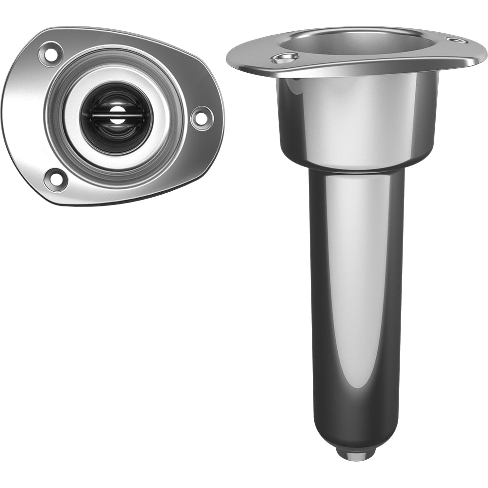Mate Series Stainless Steel 0 Rod Cup Holder Drain Oval Top C2000D