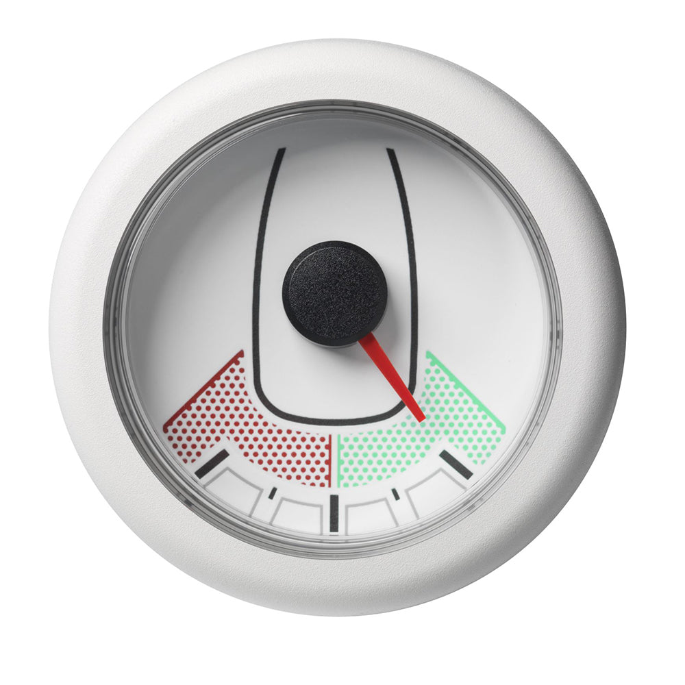 Veratron 52MM 2116 OceanLink Rudder Angle Gauge LeftRight White Dial Bezel A2C1066090001