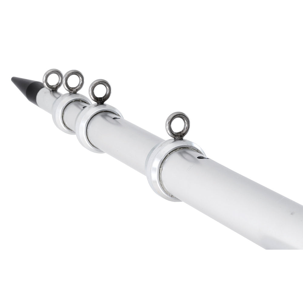 Tigress XD Telescoping Aluminum Outrigger Poles 18 112 OD Silver 88925