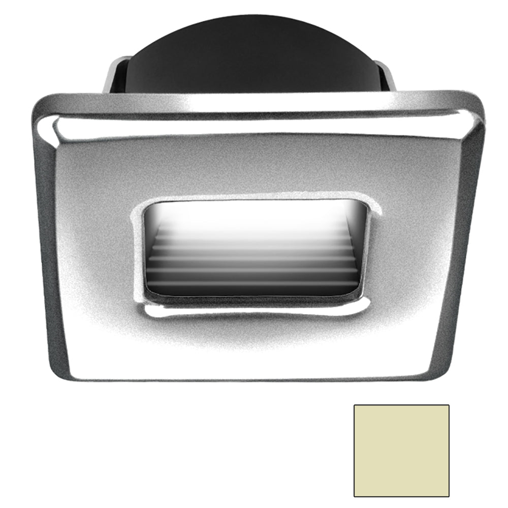 i2Systems Ember E1150Z SnapIn Brushed Nickel Square Warm White Light E1150Z42CAB