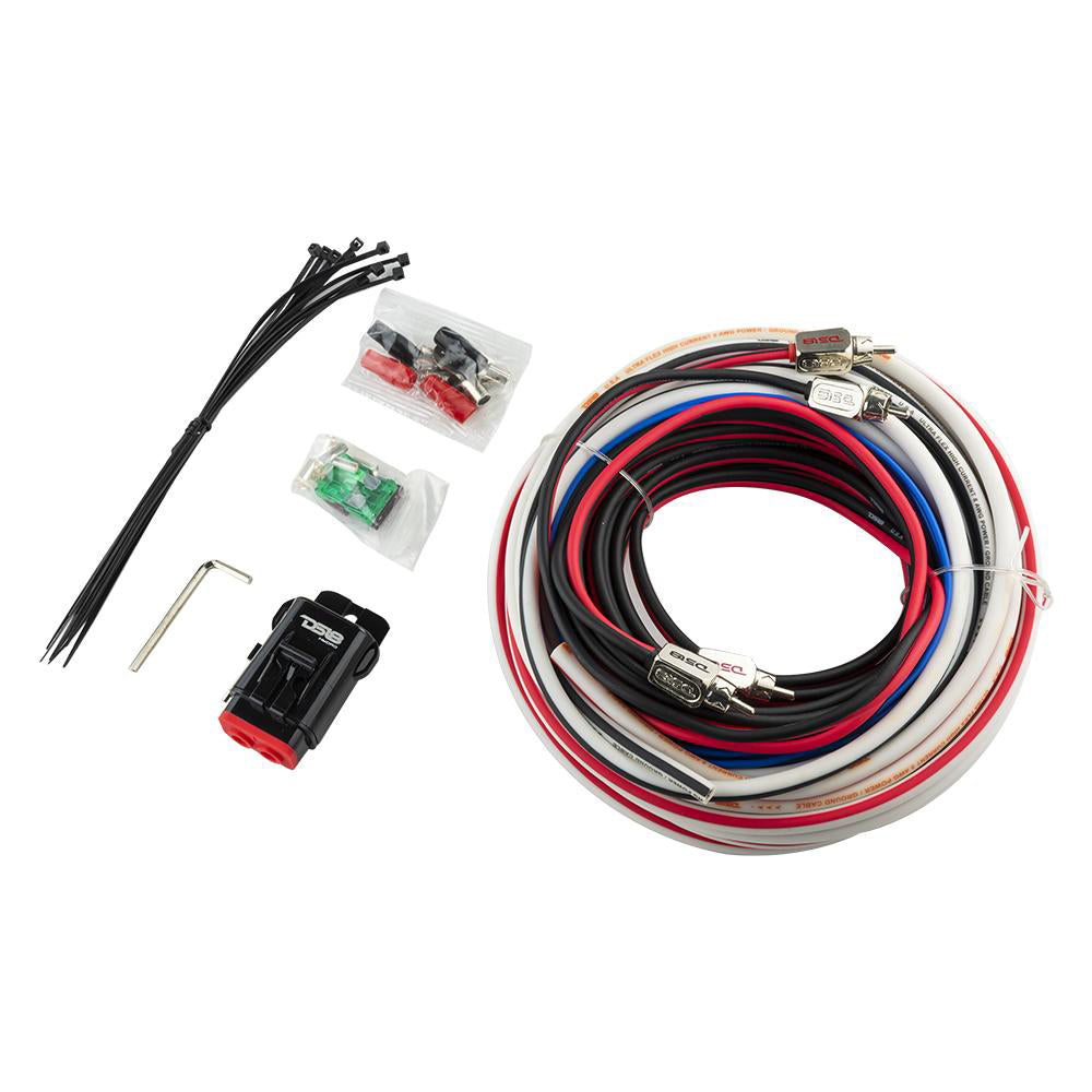 DS18 Hydro Power Amplifier Install Kit 8GA MOFCKIT8