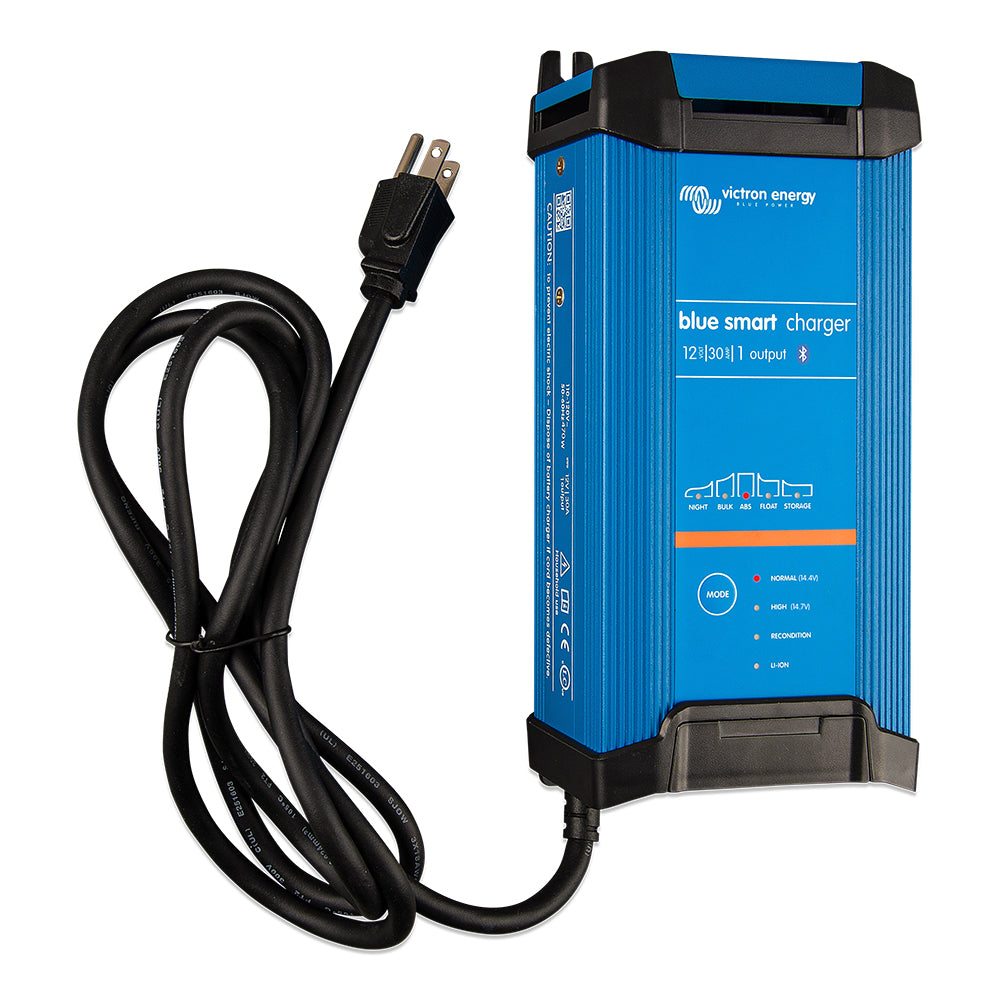 Victron Blue Smart IP22 12VDC 30A 1 Bank 120V Charger Dry Mount BPC123047102