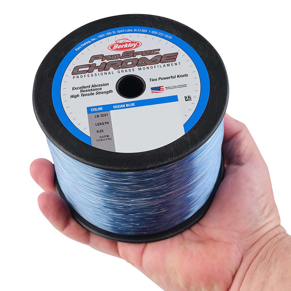 Berkley ProSpec Chrome Ocean Blue Monofilament 16 lb 1000 yds PSC1B16OBL 1545730