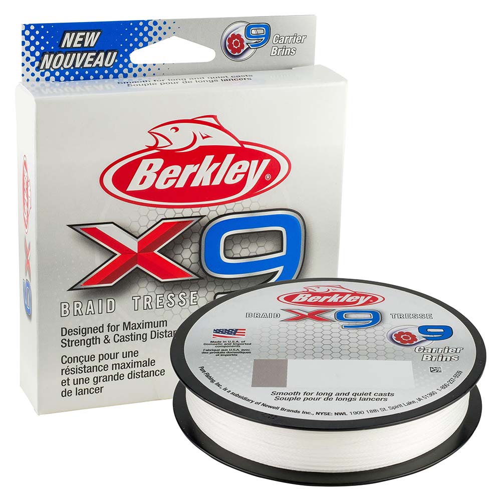 Berkley x9 Braid Crystal 65lb 164 yds X9BFS65CY 1486890