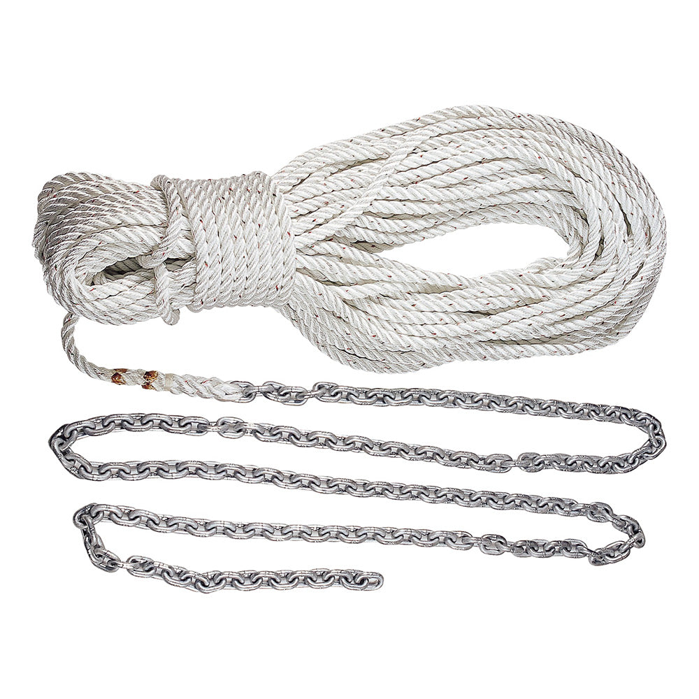 Lewmar Premium Anchor Rode 21515 of 14 Chain 200 of 12 Rope wShackle HM15HT200PX