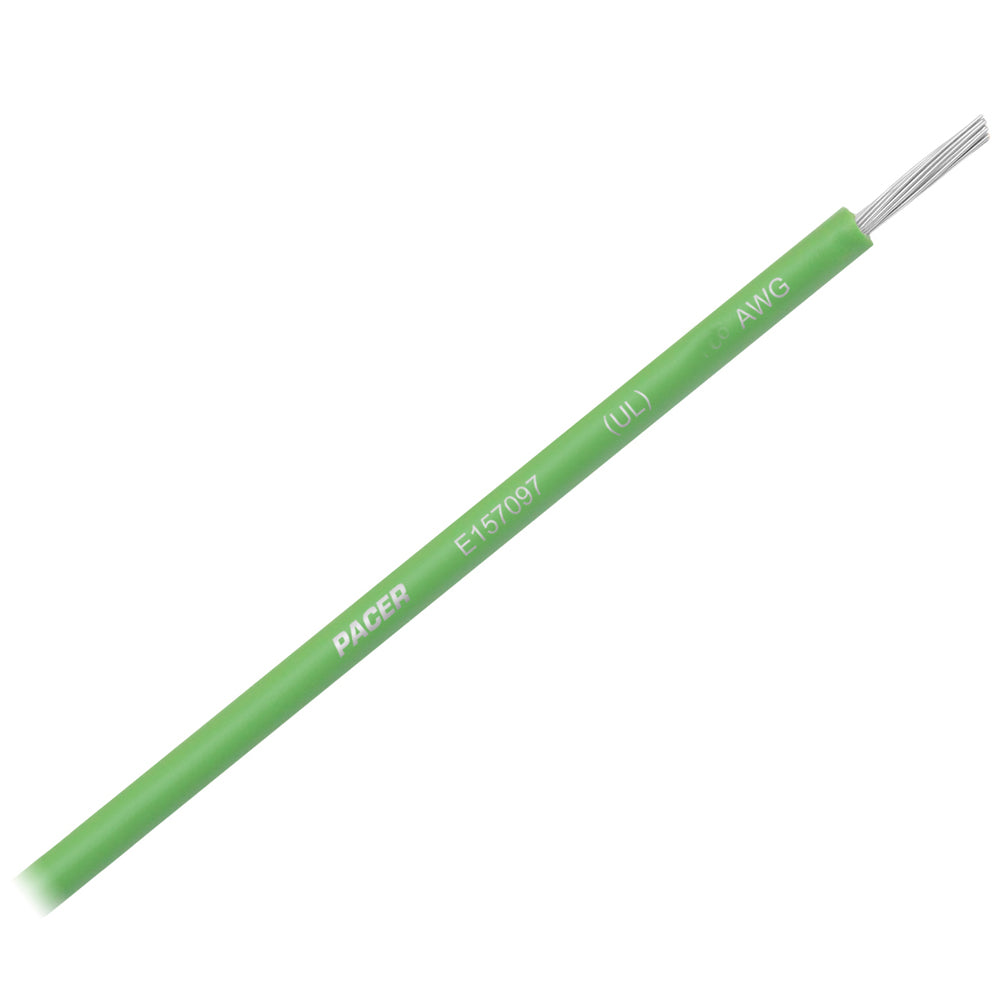 Pacer Light Green 16 AWG Primary Wire 25 WUL16LG25