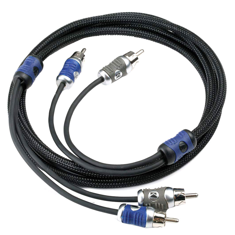 KICKER QSeries 2Channel RCA Interconnect  5M 46QI25