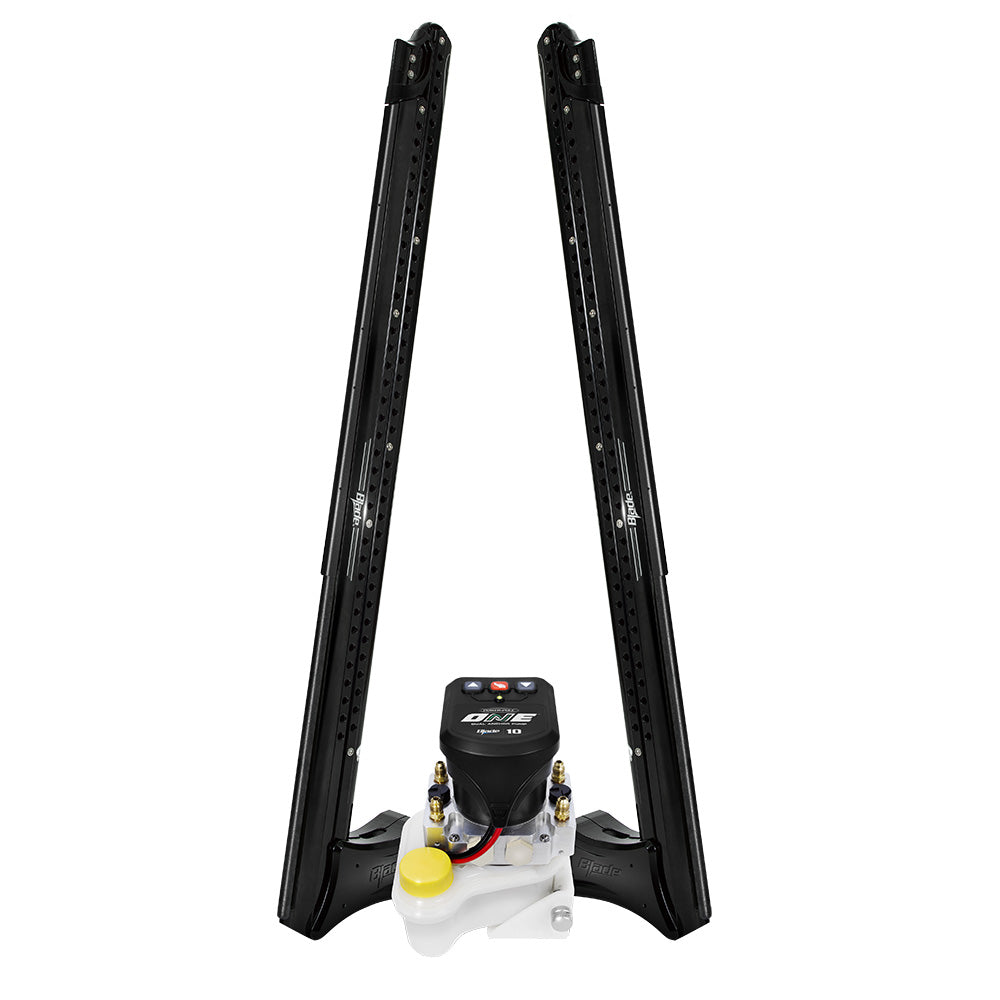 PowerPole Blade ONE Pump BLS Shallow Water Anchor System  10  Dual Blade  Black PP2BLS10BK