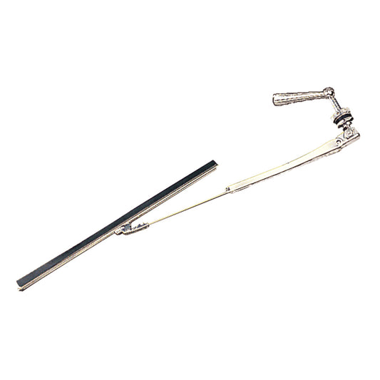 SeaDog Manual Windshield Wiper  Machined Brass Chrome Plated 4126011