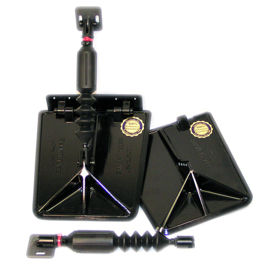 Lectrotab Smart Tab SX Composite Trim Tabs 95 x 10 f1820 Boat w150  240HP  Black SX951080
