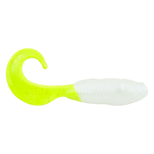 Berkley Gulp Saltwater Swimming Mullet  6  Pearl WhiteChartreuse 1519968