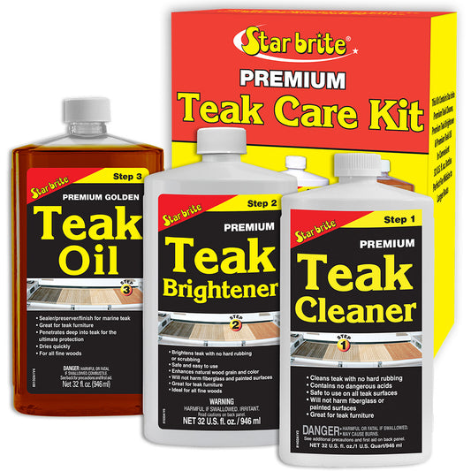 Star brite Premium Teak Care Kit  32 oz 81202