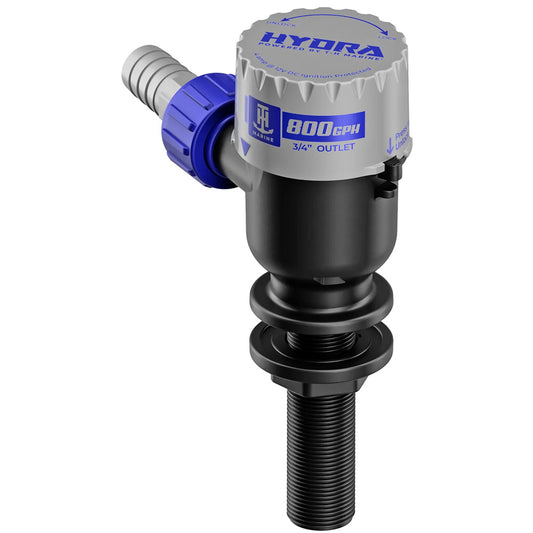TH Marine HYDRA Livewell Pump  800 GPH  12V  Long Nozzle PMPLWL8DP