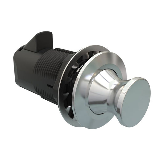 Southco Point PushtoClose Latch Round Housing Chrome Housing Chrome Knob MP0531211
