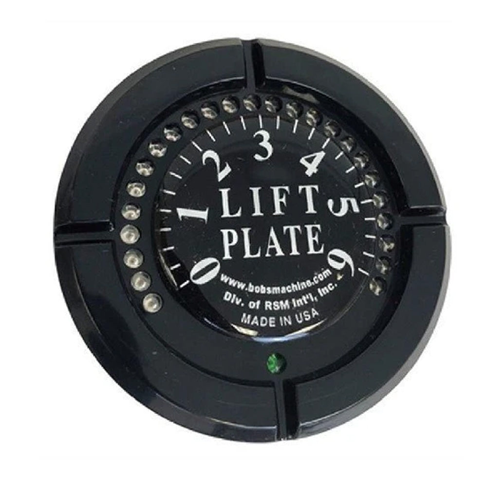 Bobs Machine LED Jack Plate Gauge  Black 110300000