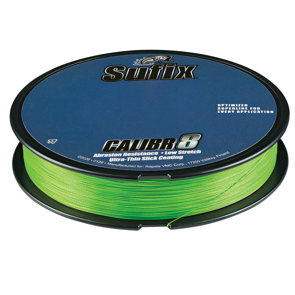Sufix Calibr8 Braid 300yds 10lb  Neon Lime 694110L