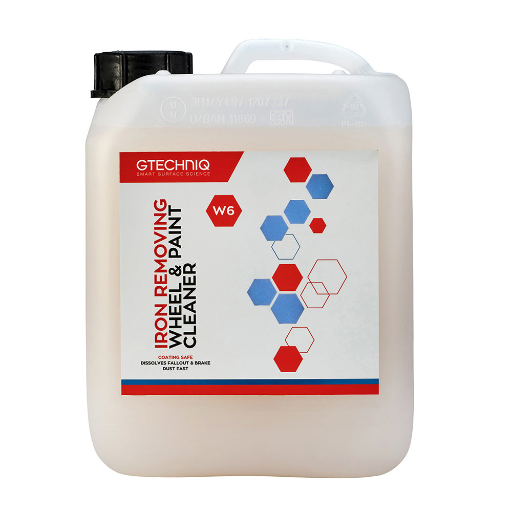 Gtechniq Auto W6 Iron Removing Wheel  Paint Cleaner  5 Liter W6 5
