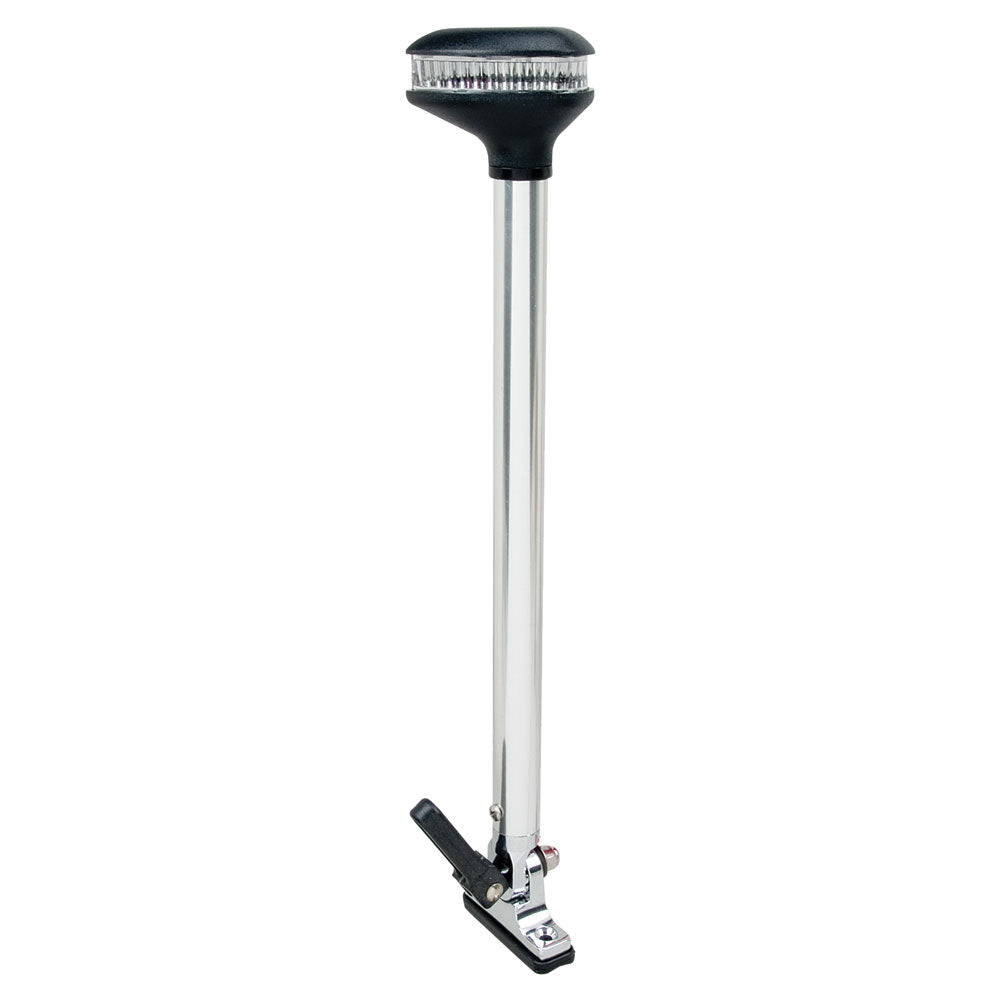 Perko Stealth Series  LED Fold Down AllRound Light  Vertical Mount 1338 Height  2NM Range 1642DP0CHR