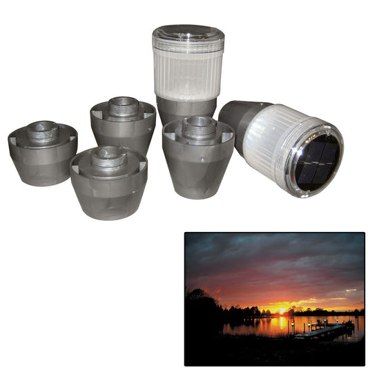 Dock Edge Postlite Solar LED Post Light 2pk 96258F
