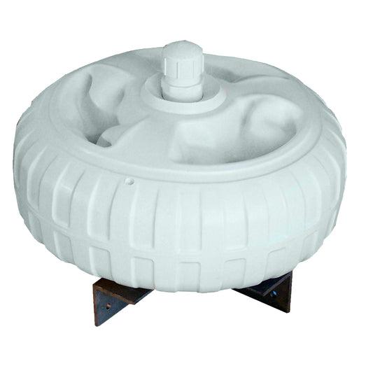 Dock Edge Inflatable Dock Wheel  18  White 95077F