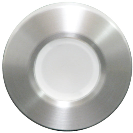Lumitec Orbit Spectrum Flush Mount Down Light  Brushed Housing  White Dimming  RedBlue NonDimming 112507