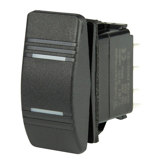 BEP DPDT Contura Switch  2Amber LEDs  ONOFFON 1001808
