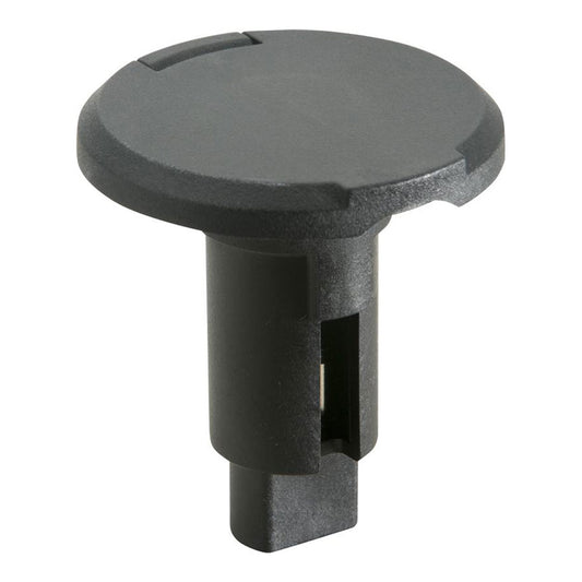Attwood LightArmor PlugIn Base  2 Pin  Black  Round 910R2PB7