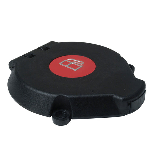 Perko Vented Flip Top Cap fFills with 112 Hose  Black 0795DP0BLK