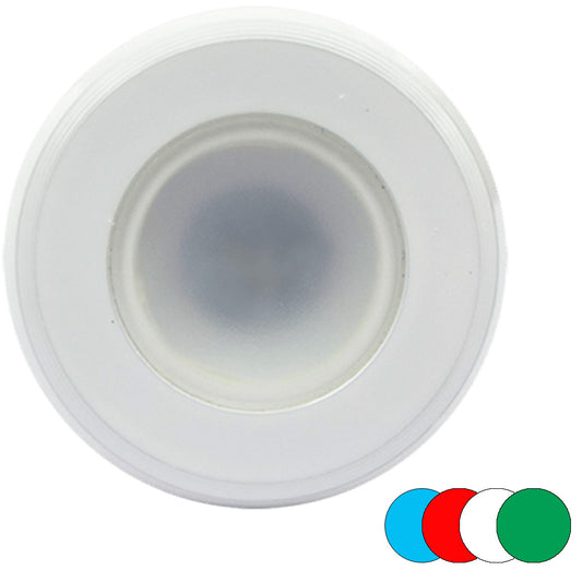 ShadowCaster Full Color Dimmable Shadow Net Enabled White Powder Coat Finish Down Light SCMDLCC