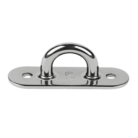 Schaefer Stainless Steel Welded Pad Eye  3L x 1W 7801