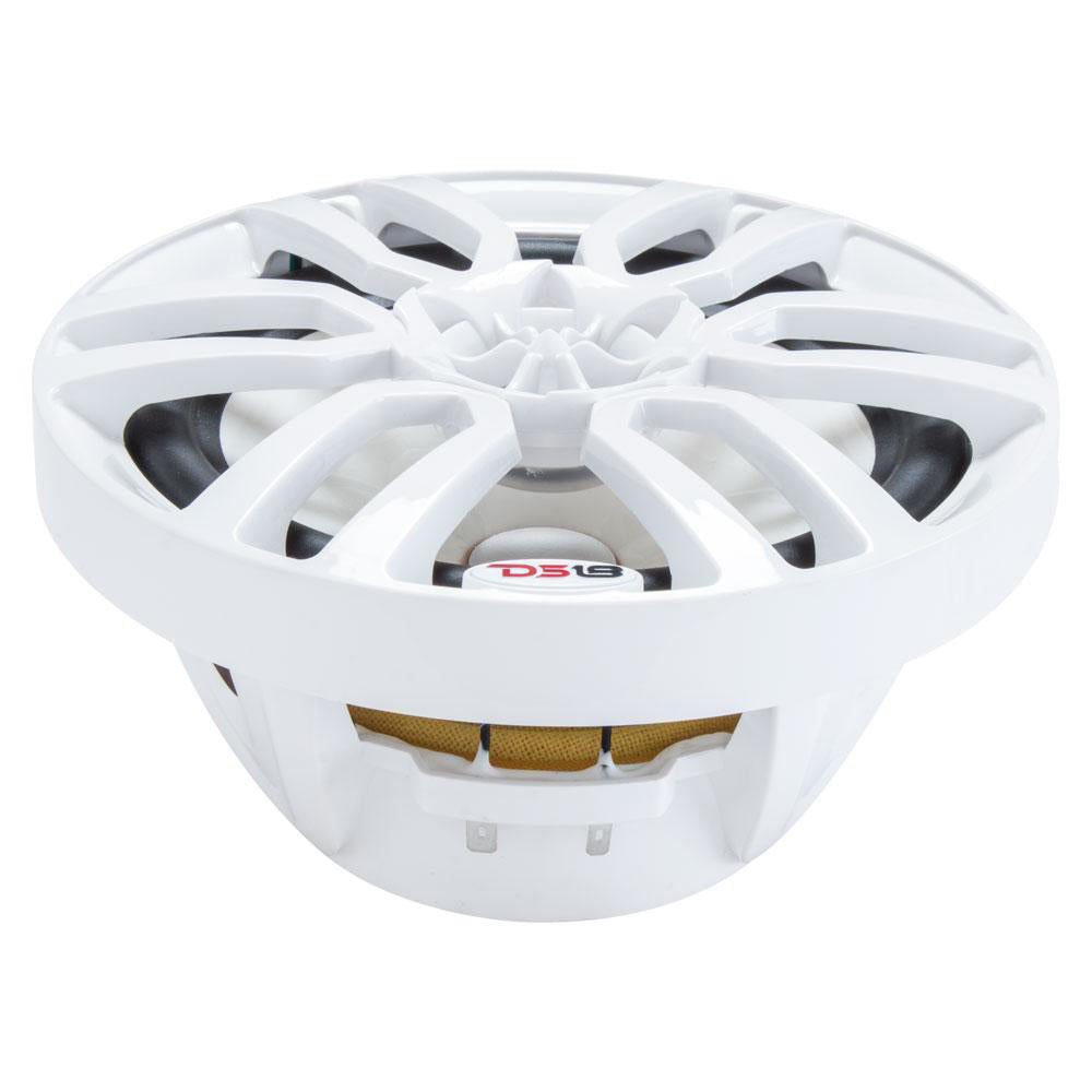 DS18 HYDRO 8 2Way Marine Speakers wRGB LED Lights 375W  White NXL8