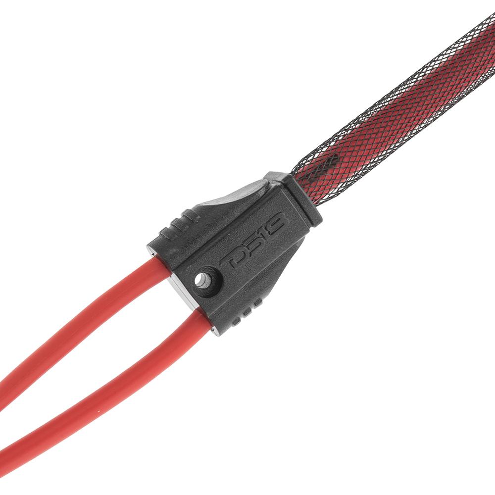 DS18 Advance Ultra Flex RCA Y Connector Cable 1 Female to 2 Male R1F2M