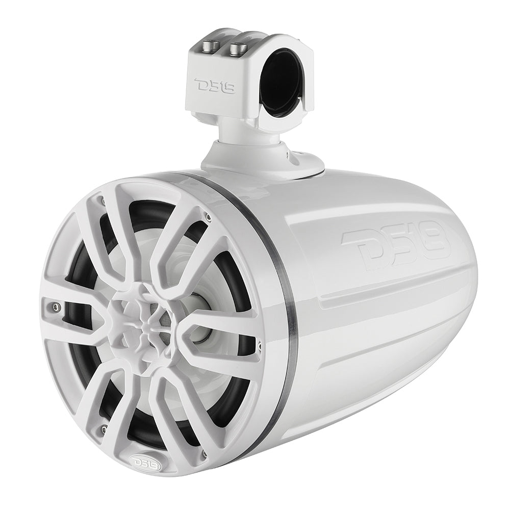 DS18 X Series HYDRO 65 Wakeboard Pod Tower Speaker wRGB LED Light  300W  White NXLX6TPWH