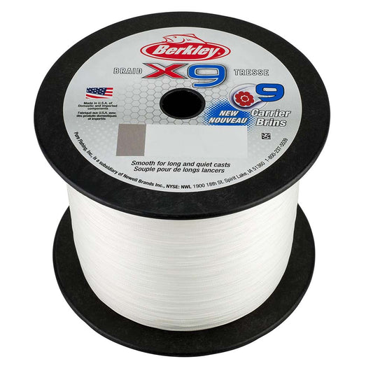 Berkley x9 Braid Crystal  15lb  2188 yds  X9BBK15CY 1486909