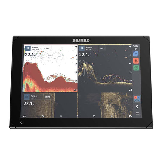 Simrad NSX 3012 Combo Chartplotter  Fishfinder  Display Only  No Transducer 00015222001