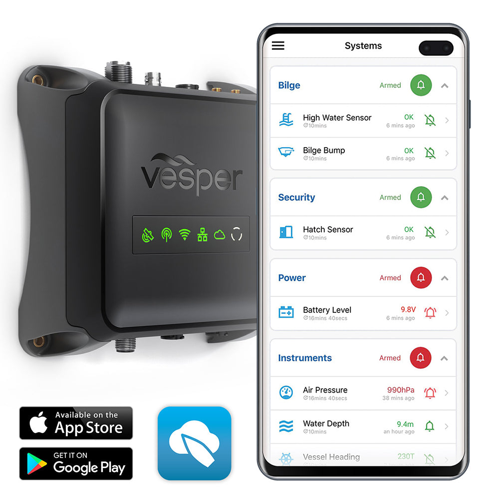 Vesper Cortex M1 Full Class B SOTDMA SmartAIS Transponder wRemote Vessel Monitoring  Works Worldwide 0100281520