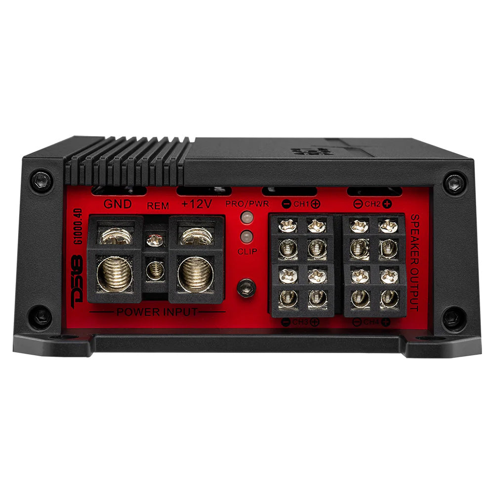 DS18 Audio G10004D FullRange Class D 4Channel Amplifier  1000W G10004D
