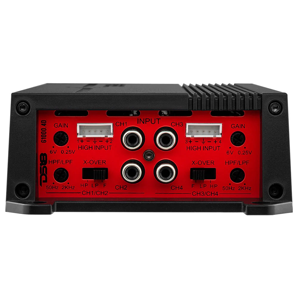 DS18 Audio G10004D FullRange Class D 4Channel Amplifier  1000W G10004D